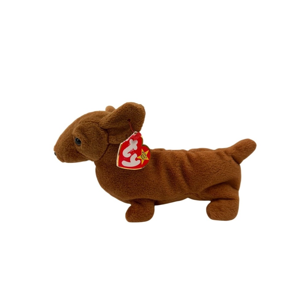 Ty Beanie Babies Weenie Style 4013 Dachshund Plush Toy 1995 Collectible Tags